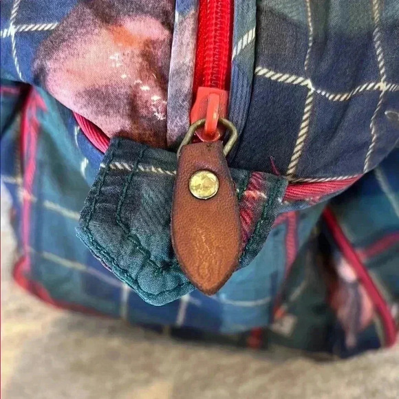 Vintage Polo by Ralph Lauren Dark Green Plaid Shoulder Bag - Picture 2 of 10